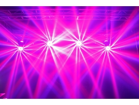 鹽城LED搖頭燈 18顆鉆石搖頭燈效果圖